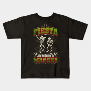 Mens Fiesta like no Manana-Dia de los Muertos-Funny T Shirt Kids T-Shirt